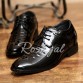 Fashion Black and Lace-Up Design Men's Formal Shoes