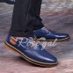 Simple Style Round Toe and Solid Color Design Men's Formal Shoes