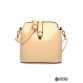 Fashion Candy Color Gold-Tone Hardware Shoulder Bag